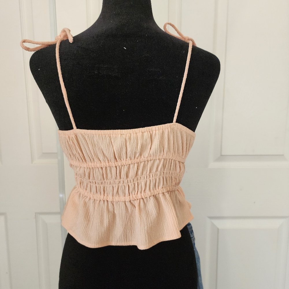 Forever 21 Crop Top Peach